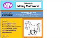 Desktop Screenshot of marcymathworks.com